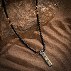 Karma and Luck  Necklaces - Mens  -  Divine Energy - Onyx Tiger's Eye Triple Protection Necklace