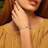 Karma and Luck  Bracelets - Womens  -  Delicate Healing - Moonstone Eye Turquoise Bracelet