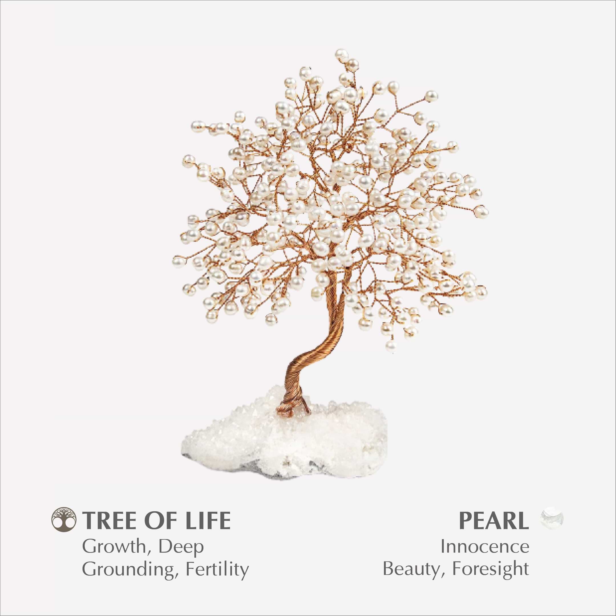Karma and Luck  Tree of life  -  Pure Break - Feng Shui Pearl Stone Tree