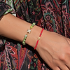 Karma and Luck  Bracelets - Womens  -  Inner Harmony - Jade Stone OM Charm Bracelet