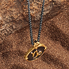 Karma and Luck  Necklaces - Mens  -  Ambitious Tolerance - Capricorn Zodiac Onyx Necklace