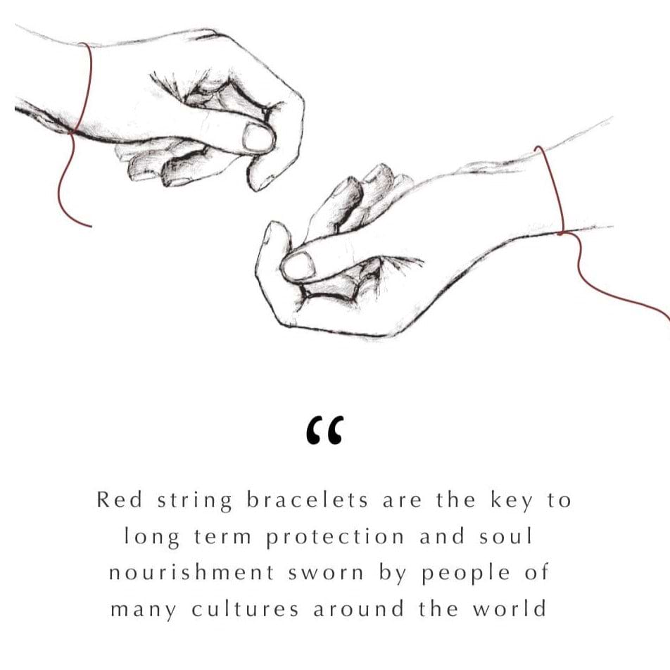 Karma and Luck  Bracelet  -  Spiritual Strength - Red String Elephant Charm Bracelet