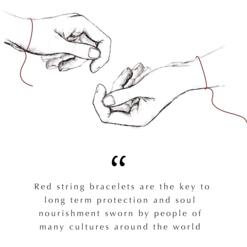 Karma and Luck  Bracelet  -  Expression of Love Red String Hamsa Heart Bracelet