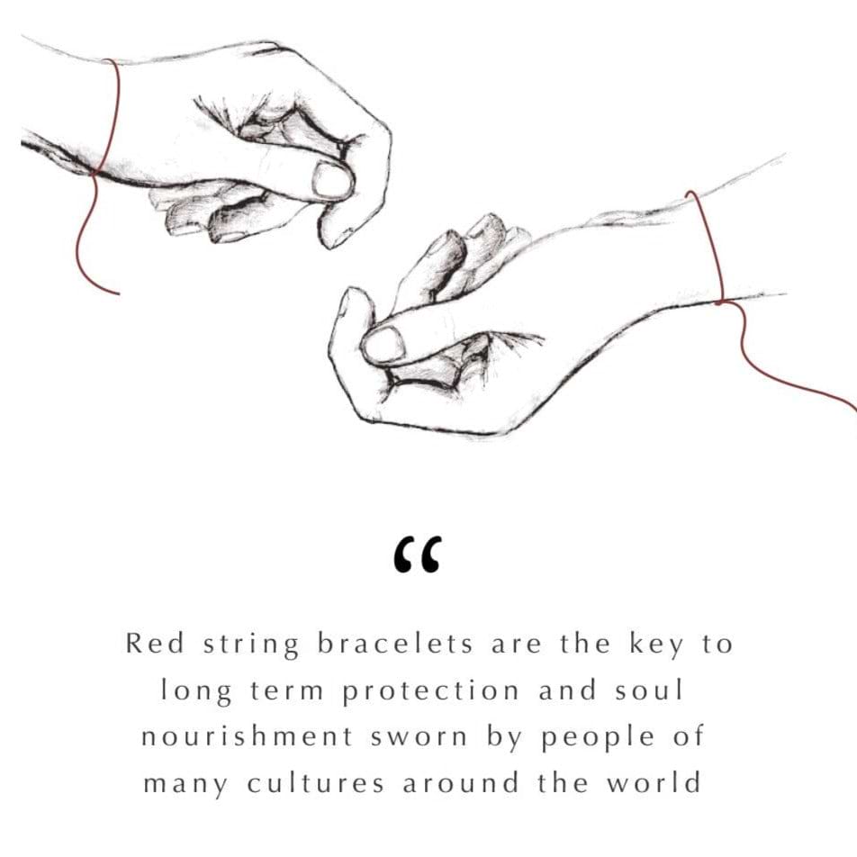 Karma and Luck  Bracelet  -  Ultimate Safeguard Red String Evil Eye Amethyst Bracelet