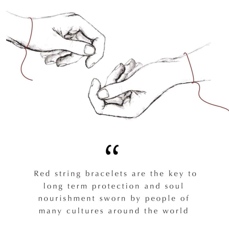 Karma and Luck  Bracelet  -  Healing Strength - Eye of Horus Red String Bracelet