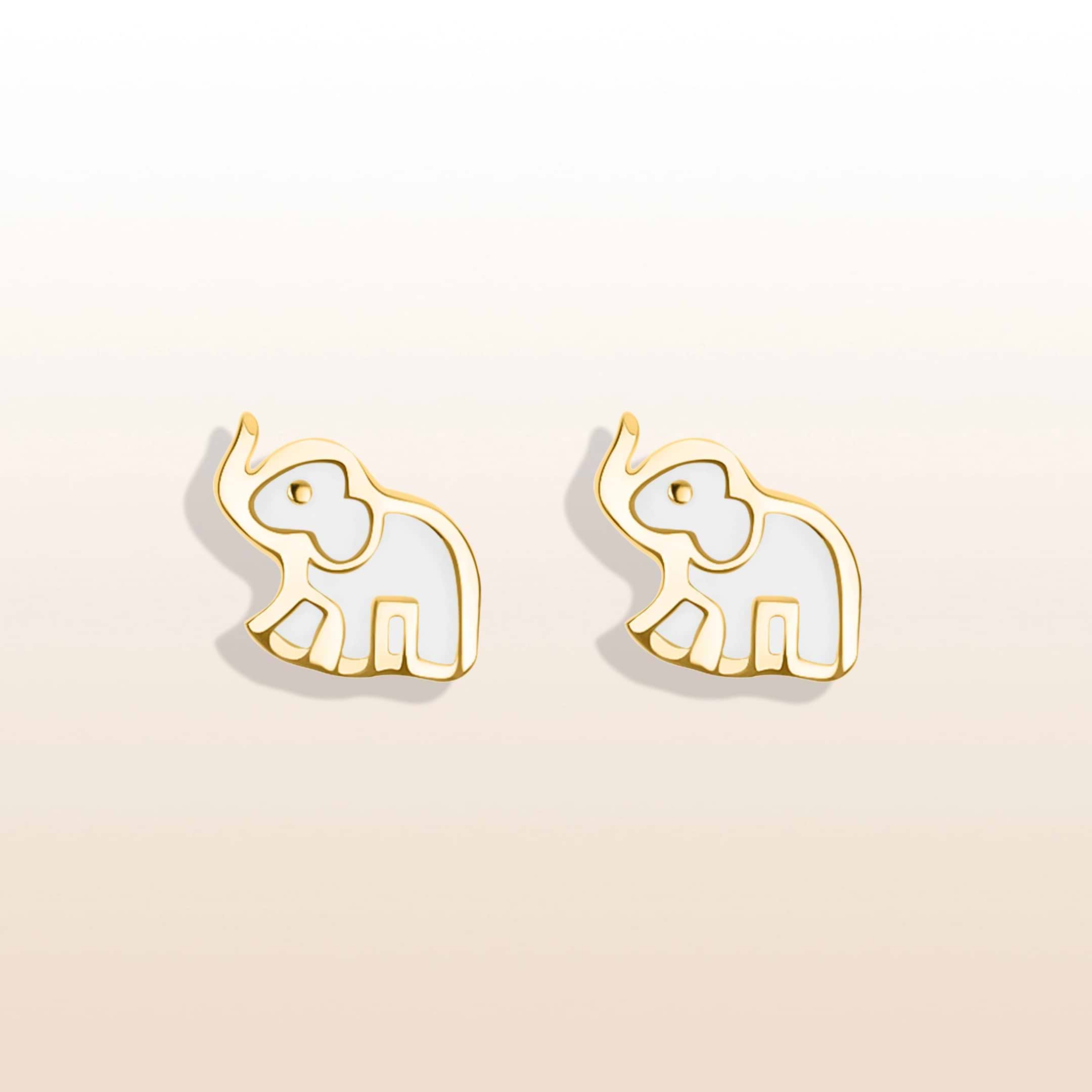 Picture of Pure Curiosity - Elephant Stud Earrings