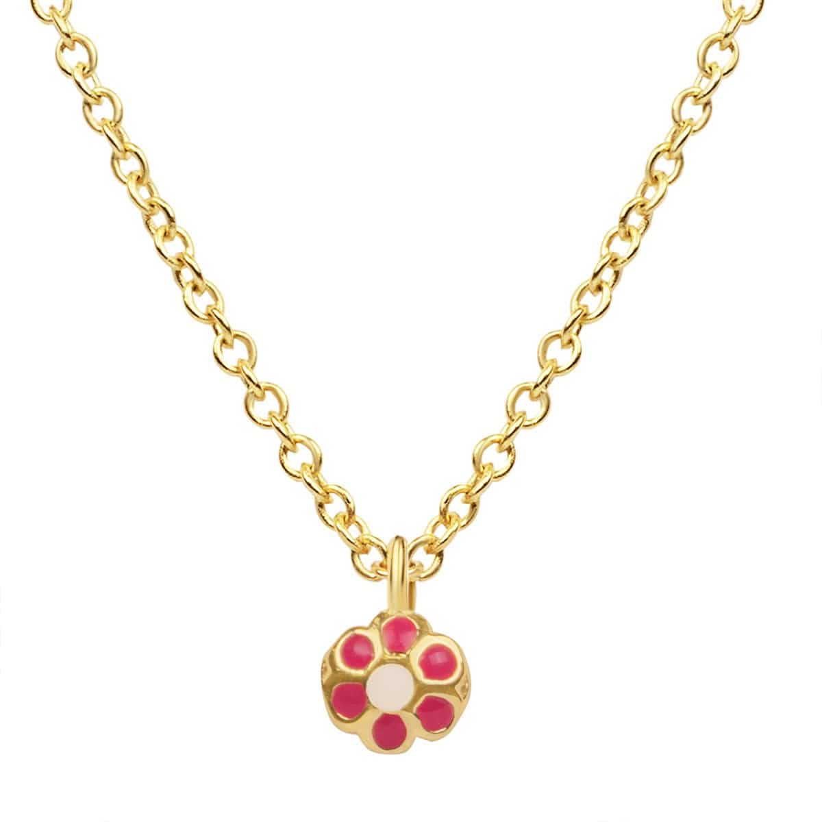 Karma and Luck  Kids  -  Blooming Playfulness - Flower Kids Charm Necklace