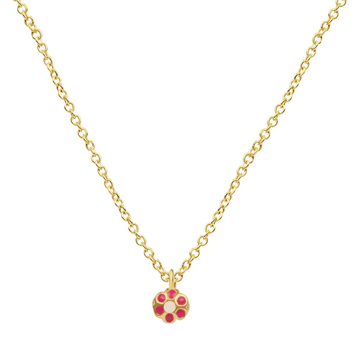 Karma and Luck  Kids  -  Blooming Playfulness - Flower Kids Charm Necklace