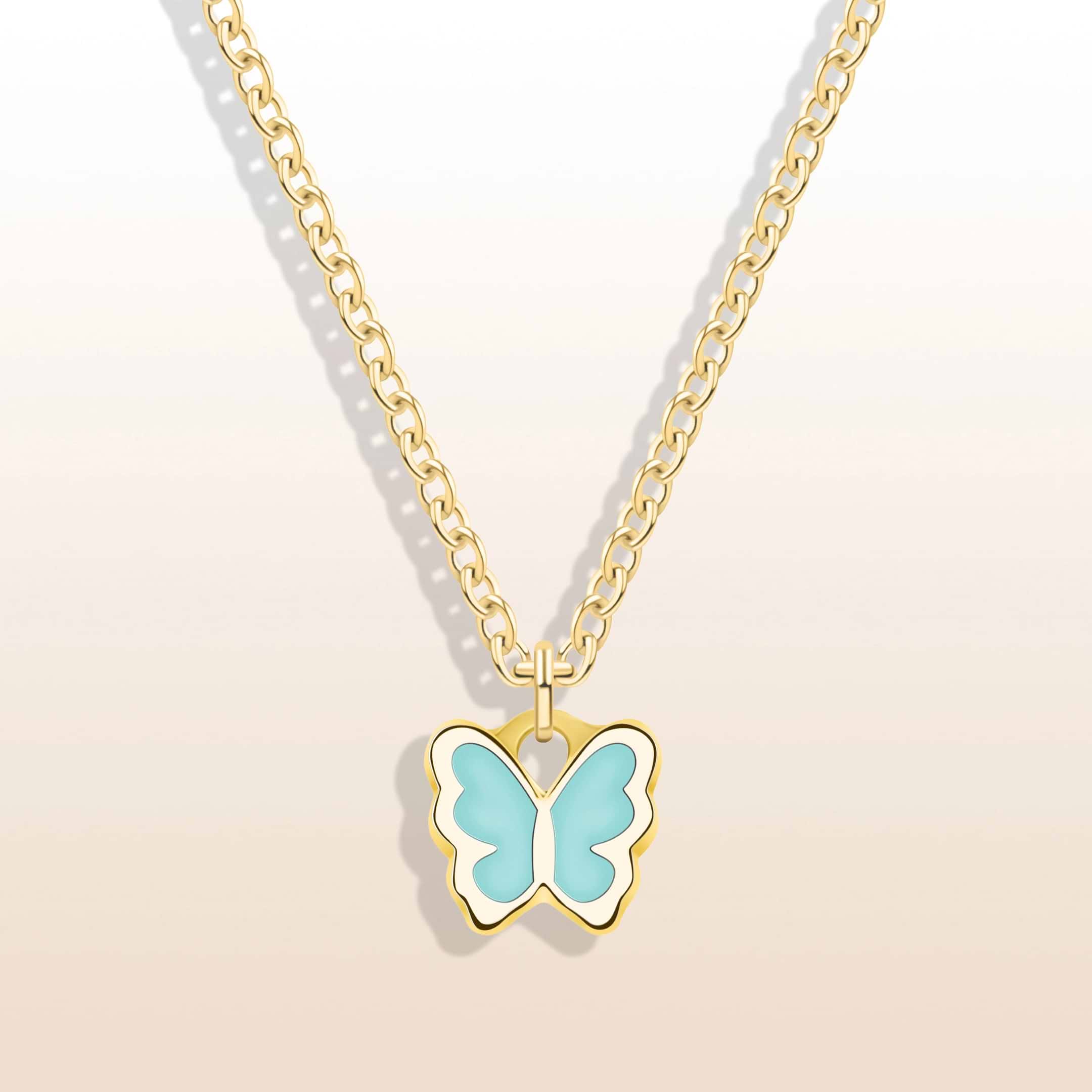 Picture of Playful Grace - Butterfly Charm Necklace