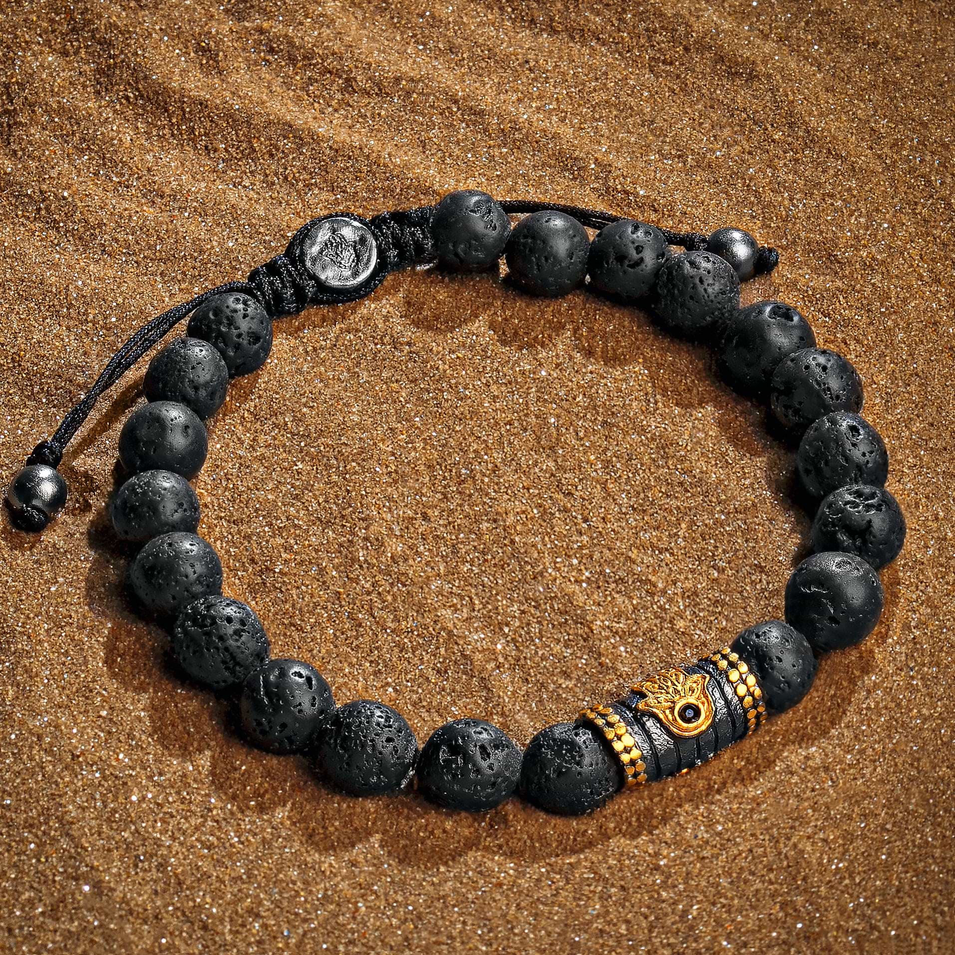 Picture of Fierce Protector - Lava Stone Bracelet