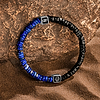 Picture of Courageous Warden - Onyx Lapis Lazuli Bracelet