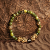 Picture of Established Resilience - Double Dragon Jade Bracelet
