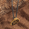 Karma and Luck  Necklaces - Mens  -  Creative Humanitarian - Aquarius Zodiac Onyx Necklace