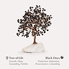 Karma and Luck  Tree of life  -  Spiritual Awakening - Black Onyx Feng Shui Tree