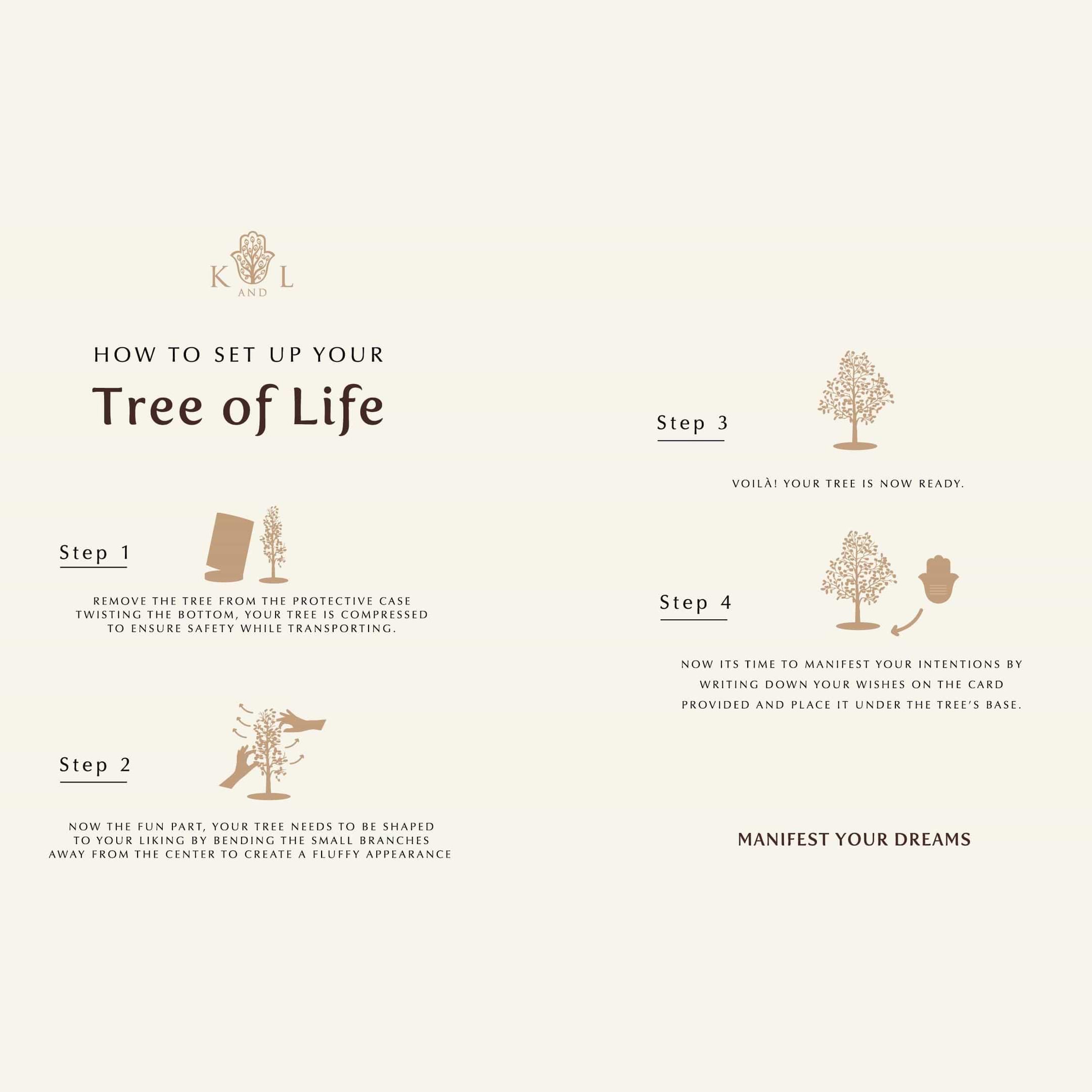 Karma and Luck  Tree of life  -  I am Creative - Carnelian Feng Shui Tree