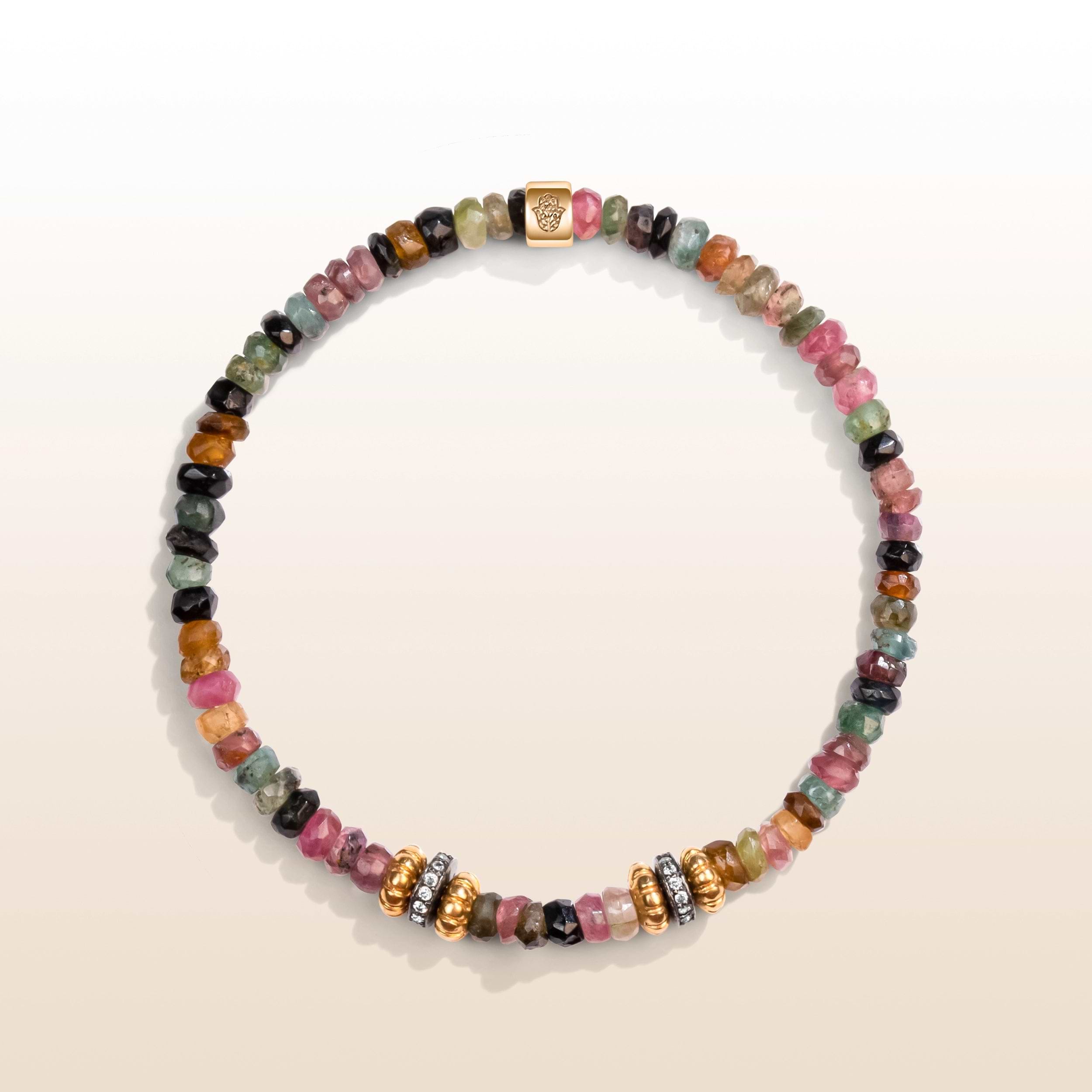Picture of Positive Emotions - Gold Plated Tourmaline Stone Bracelet