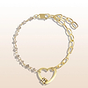 Picture of Omniscient Purity - Labradorite Heart Charm Bracelet