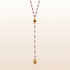 Picture of Peace of Spirit - Amethyst Evil Eye Hamsa Lariat Necklace