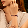 Picture of Soothing Power - Amethyst Evil Eye Pointer Bracelet