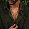 Karma and Luck  Necklaces - Mens  -  Kind Intellect - Virgo Zodiac Onyx Necklace
