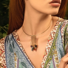 Karma and Luck  Necklaces - Womens  -  Give me Sunshine- Multicrystal Collar Necklace