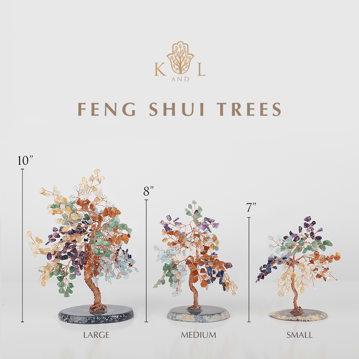 Karma and Luck  Tree of life  -  Tension Relief - Amethyst Feng Shui Tree