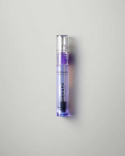 MÁDARA Organic Skincare brow and lash booster A6701 product photo on plain background.