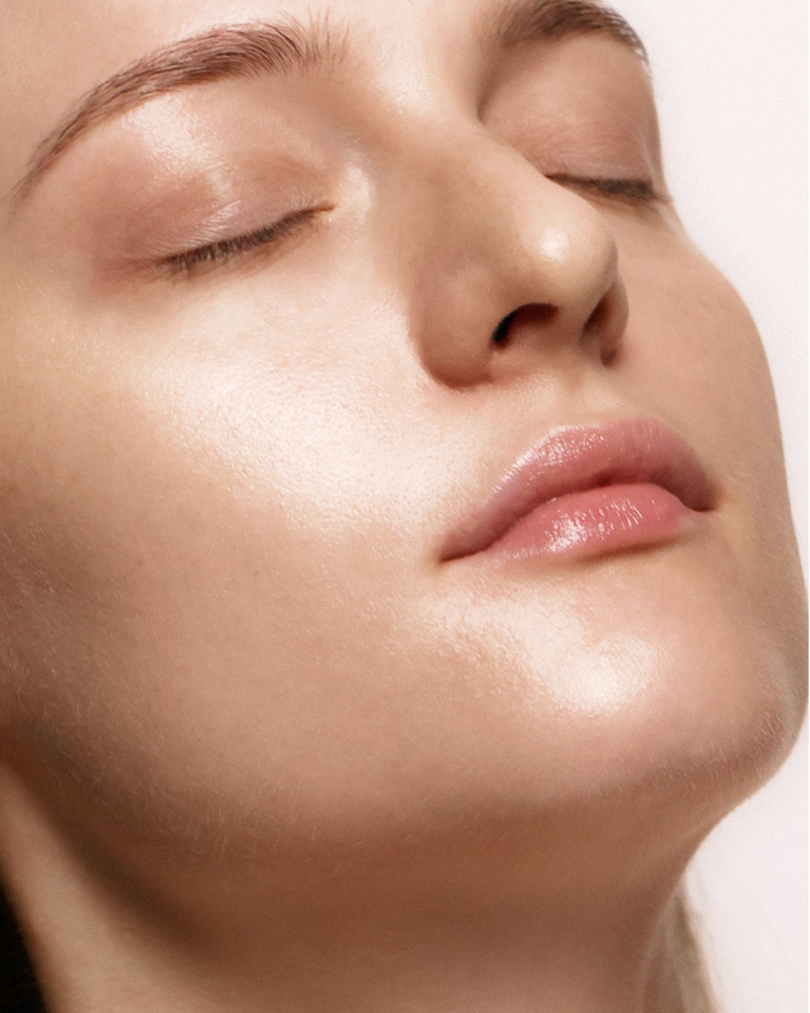 MADARA glycolic glow toner on model