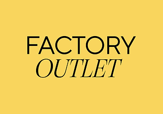factory outlet menu banner