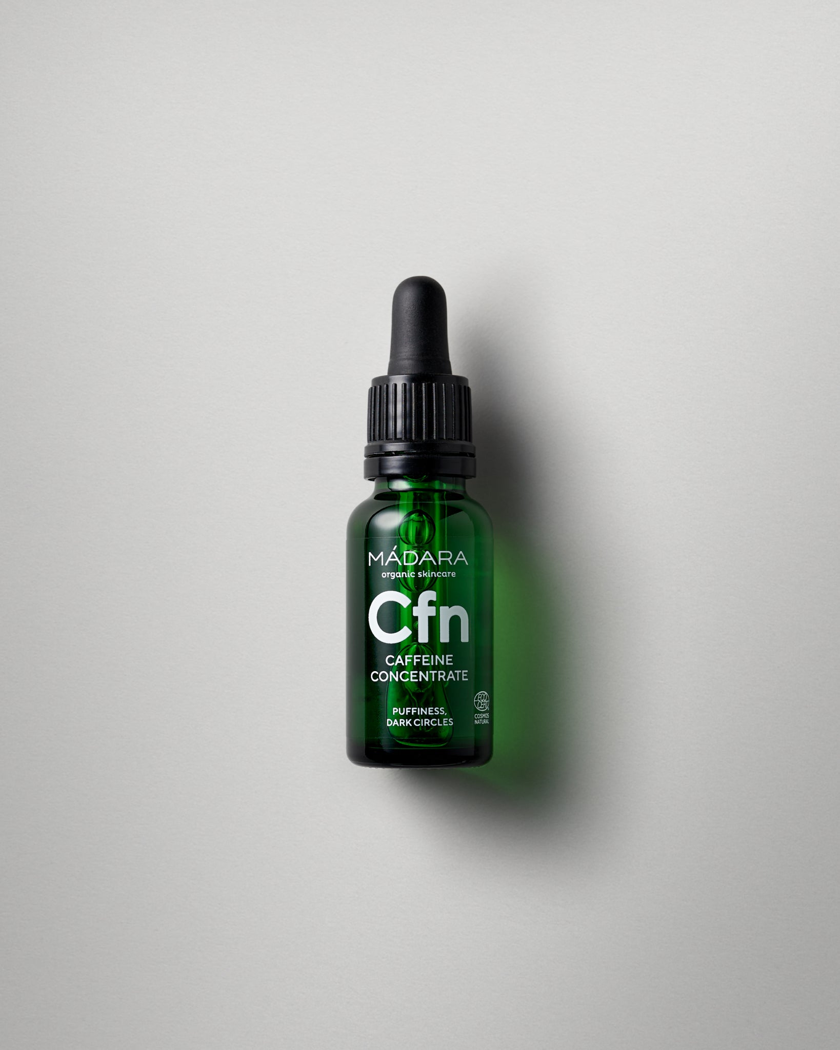 MÁDARA Organic Skincare caffeine concentrate A3255 product photo on plain background.