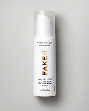 MÁDARA Organic Skincare fake it natural look self tan milk A3431 product photo on plain background.