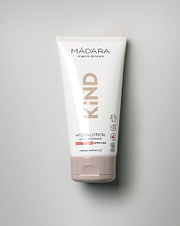 MÁDARA Organic Skincare kind hydra lotion A4467 lotion product photo on plain background.