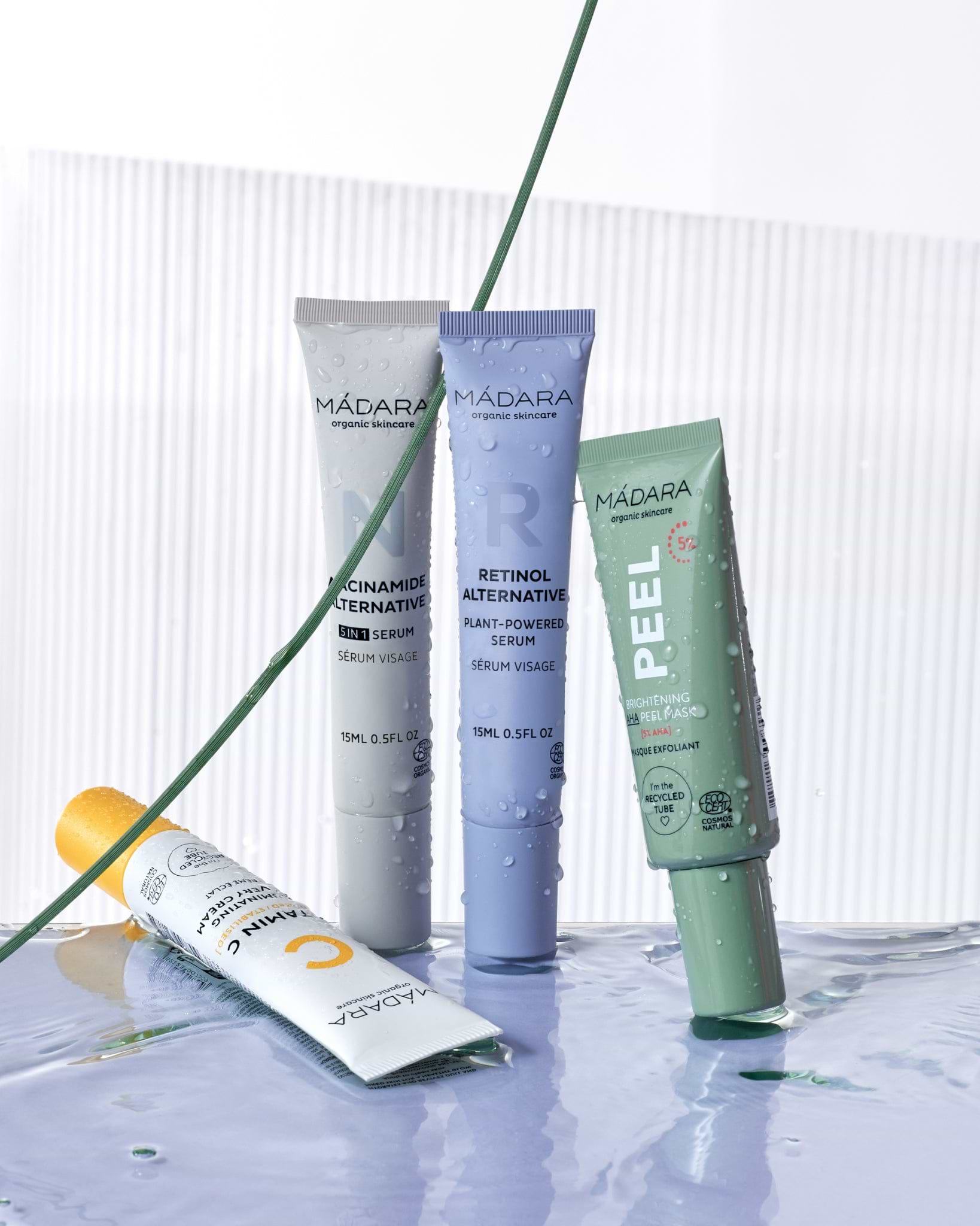 MÁDARA Organic Skincare skin renewal mini A0035 product photo on plain background.