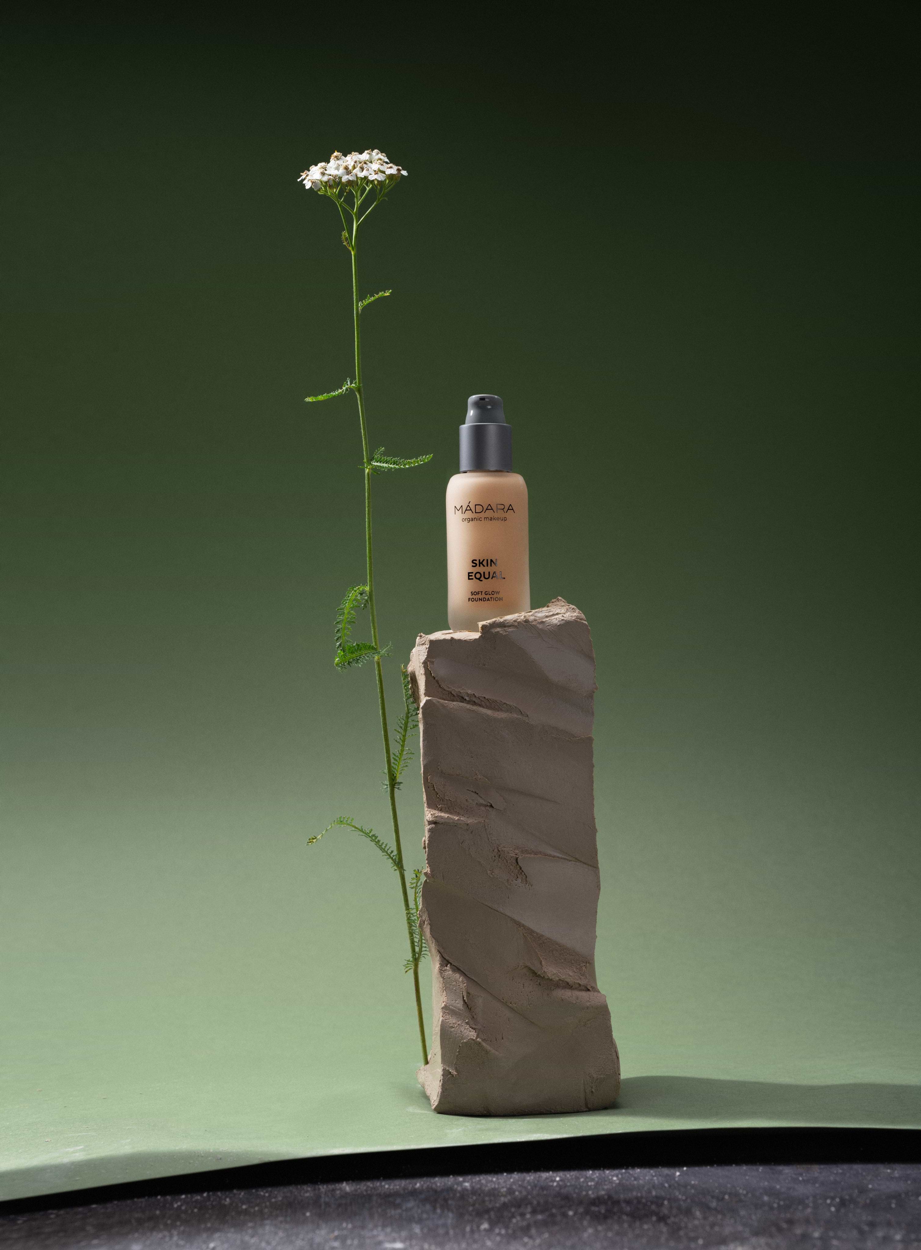 MÁDARA Organic Skincare skincare product product photo on plain background.