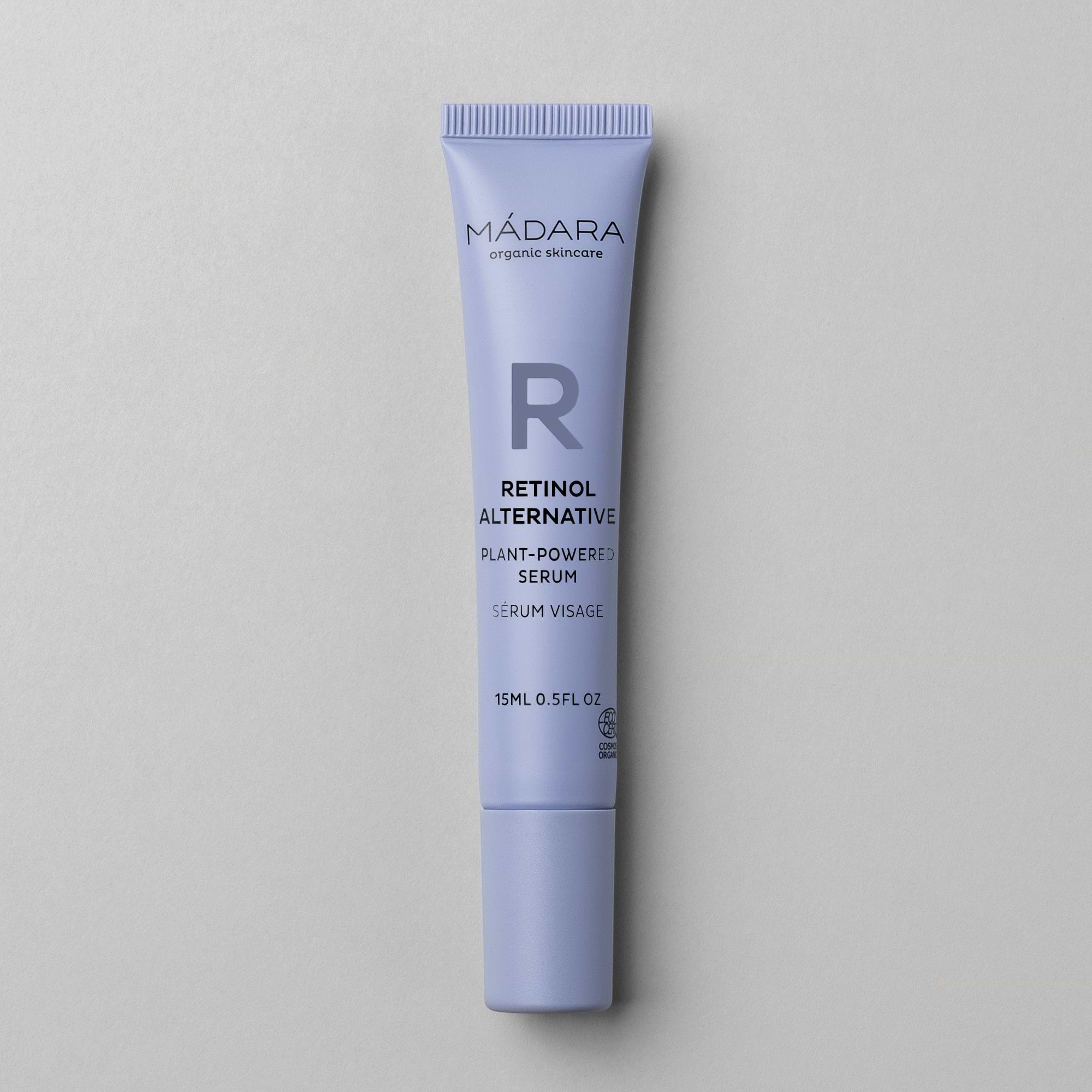 15ml tube of Madara Cosmetics Retinol Alternative Plant-Powered Serum for face