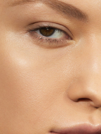 close-up of model wearing air equal  beige 2