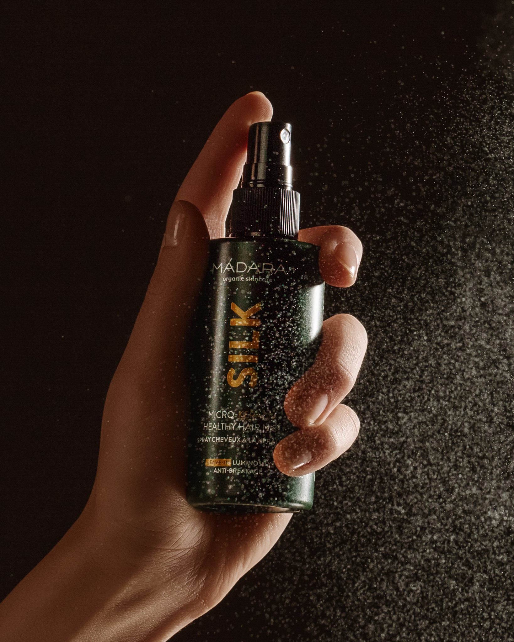 MADARA Cosmetics SILK Micro Keratin Healthy Hair Mist leave-in spray for anti-breakage, smoothness and luminous shine