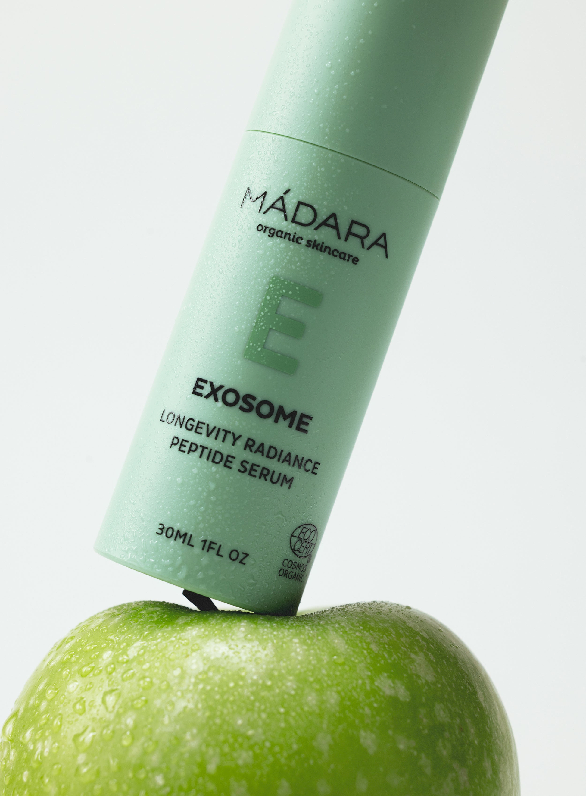 MADARA exosome longevity radiance peptide serum bottle