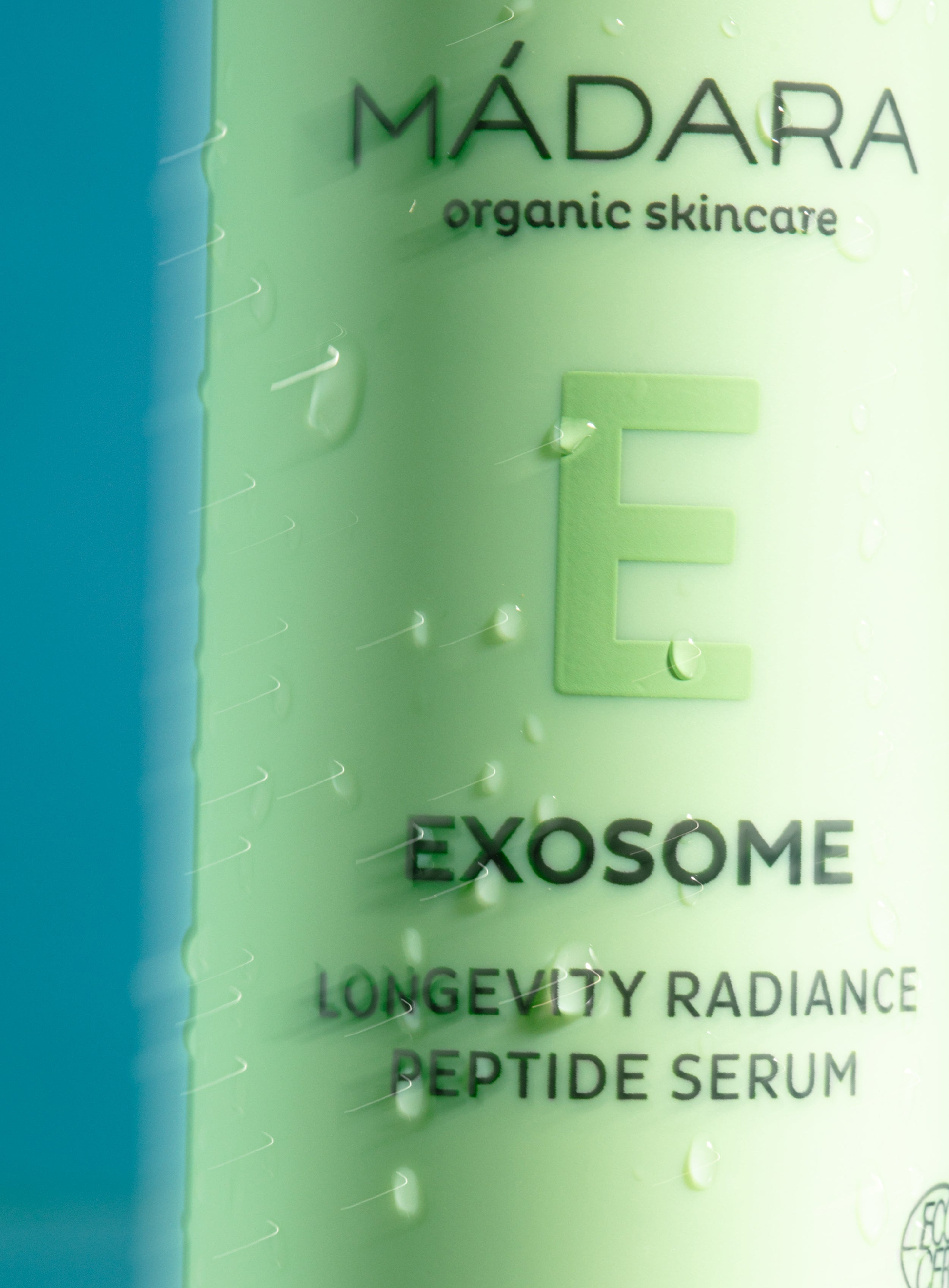 Mádara exosome postbiotic radiance serum bottle