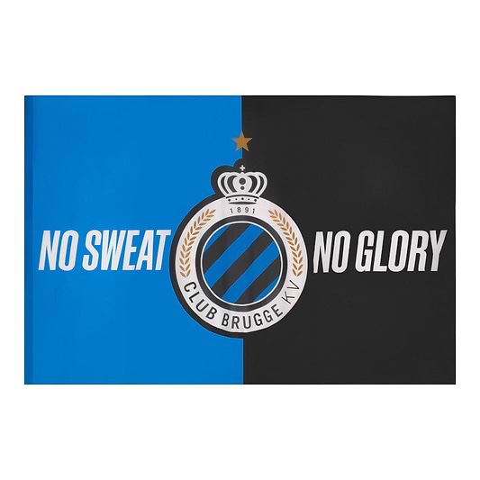 Vlag logo 'No Sweat No Glory' (2 x 3m)