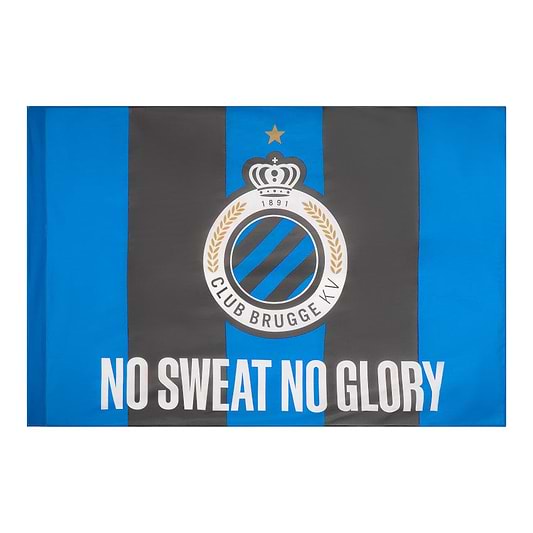 Vlag logo No Sweat No Glory Striped (1,5 x 1m)