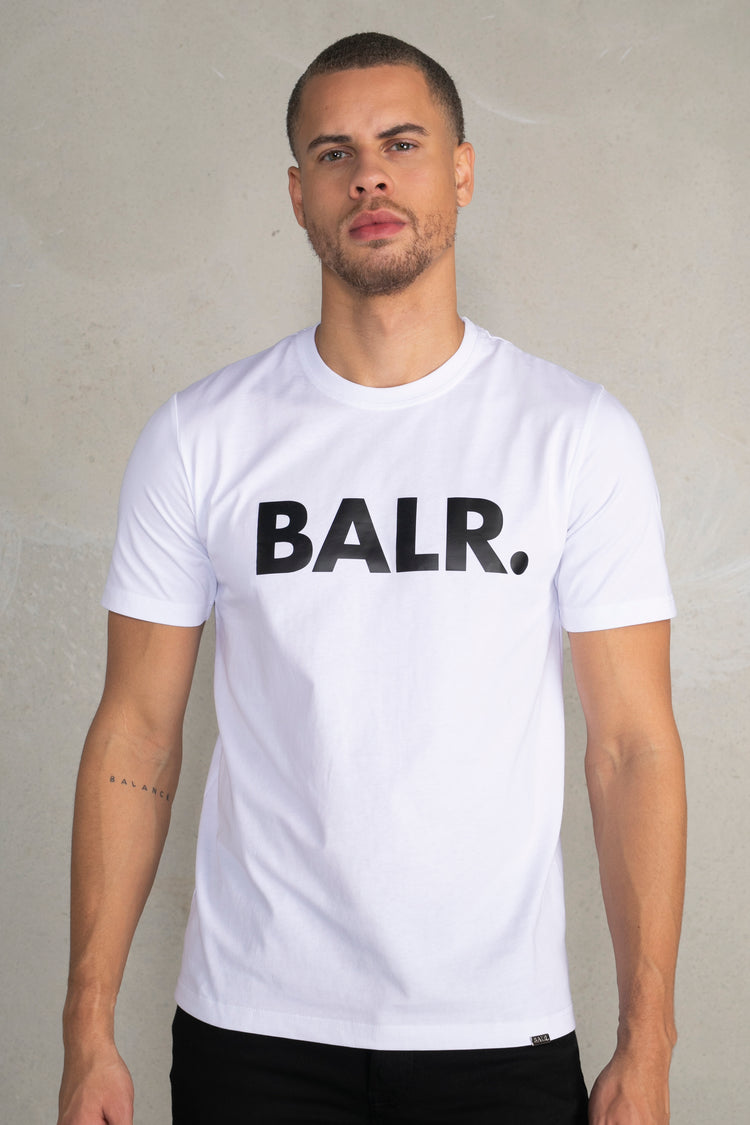 BALR. Brand Straight T-Shirt - Wit