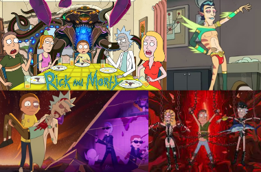 Rick and Morty Season 5 montage