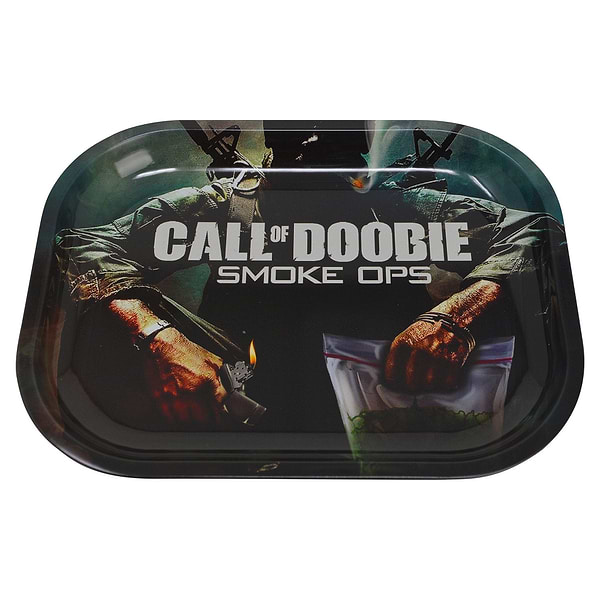 call of doobie rolling tray