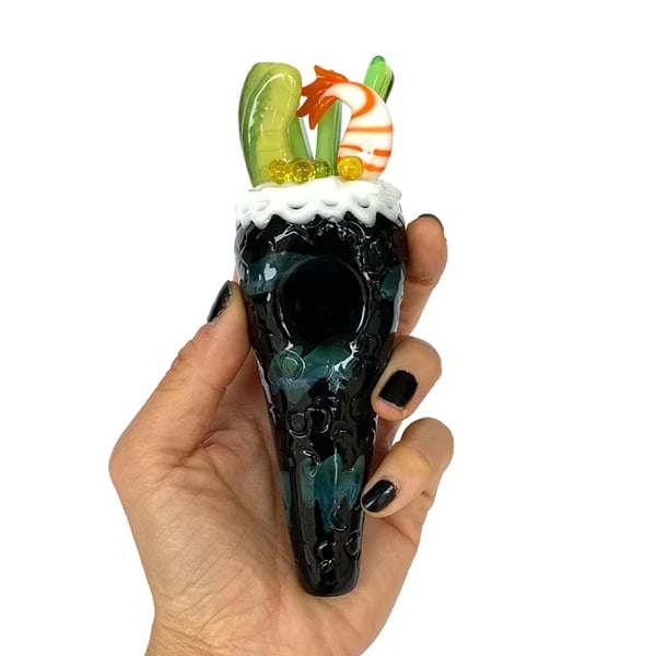 Shrimp Hand Roll Spoon Pipe