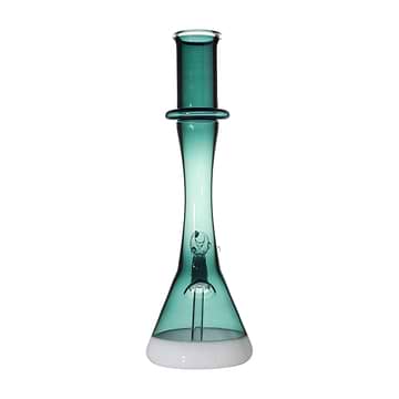 16-inch glass bong smoking device beaker style base splashguard with clean crisp astral design