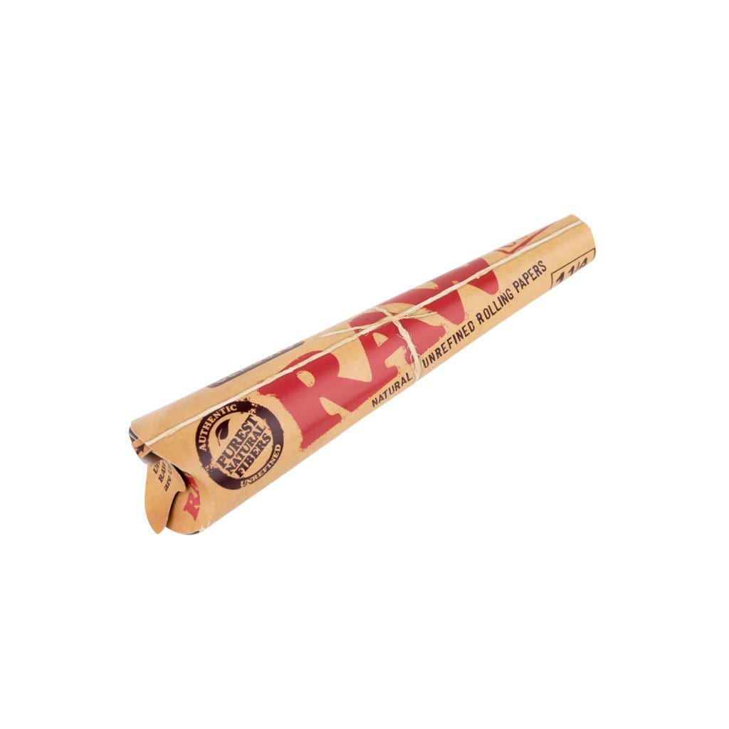 Easy-to-use pre-rolled classic RAW cone papers 1 1/4 wide in a unique cone shape and wooden rustic style