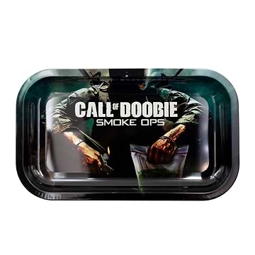 Call of Doobie Metal Rolling Tray 11 Inches