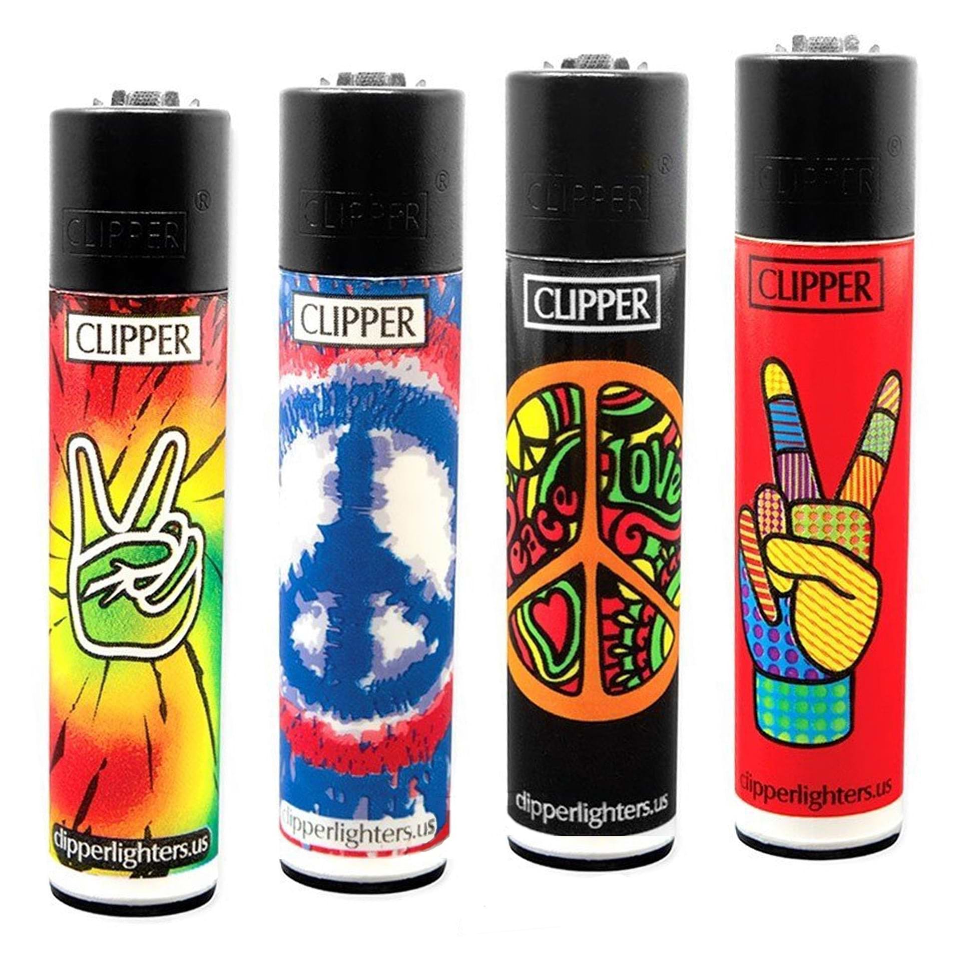 Clipper Lighter - 3 Pack Rotational Hippie