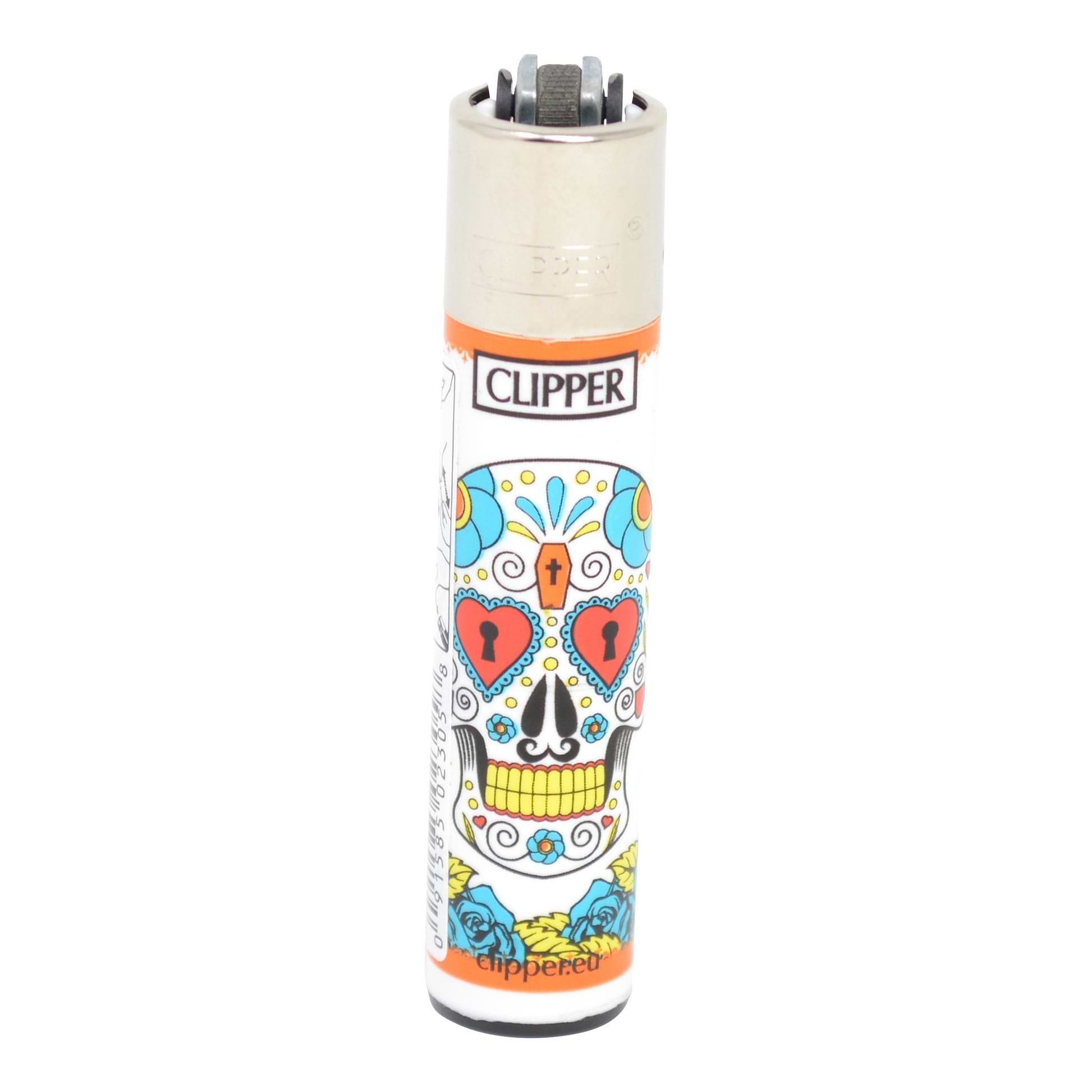 Clipper Lighter - 3 Pack Mexican Skulls